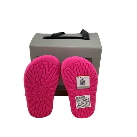 UGG Baby Kolding Sandal- Pink Rainbow- Size 2-3- NIB - Picture 3 of 5